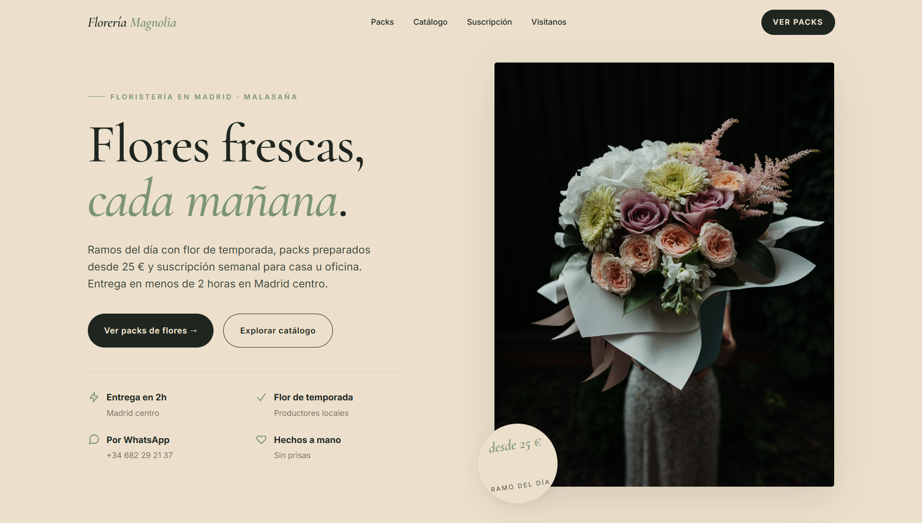 Preview Florería Magnolia