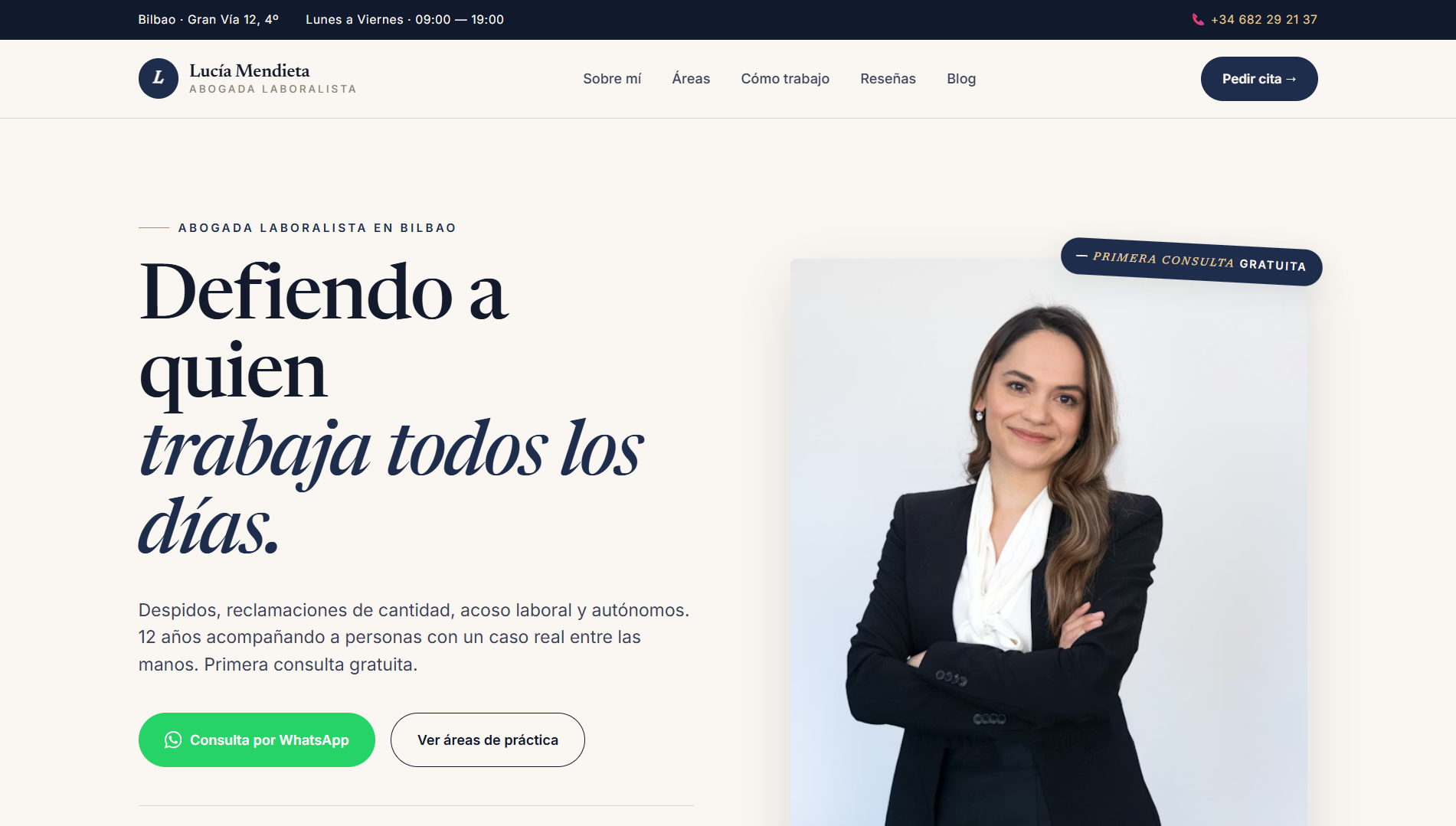 Preview Lucía Mendieta · Abogada